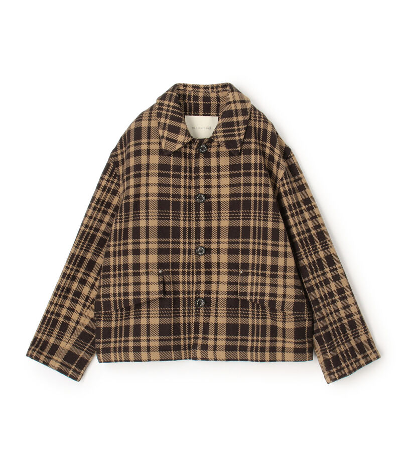 MACKINTOSH  HUMBIE SL SHORT コットンチェック ショートブルゾン