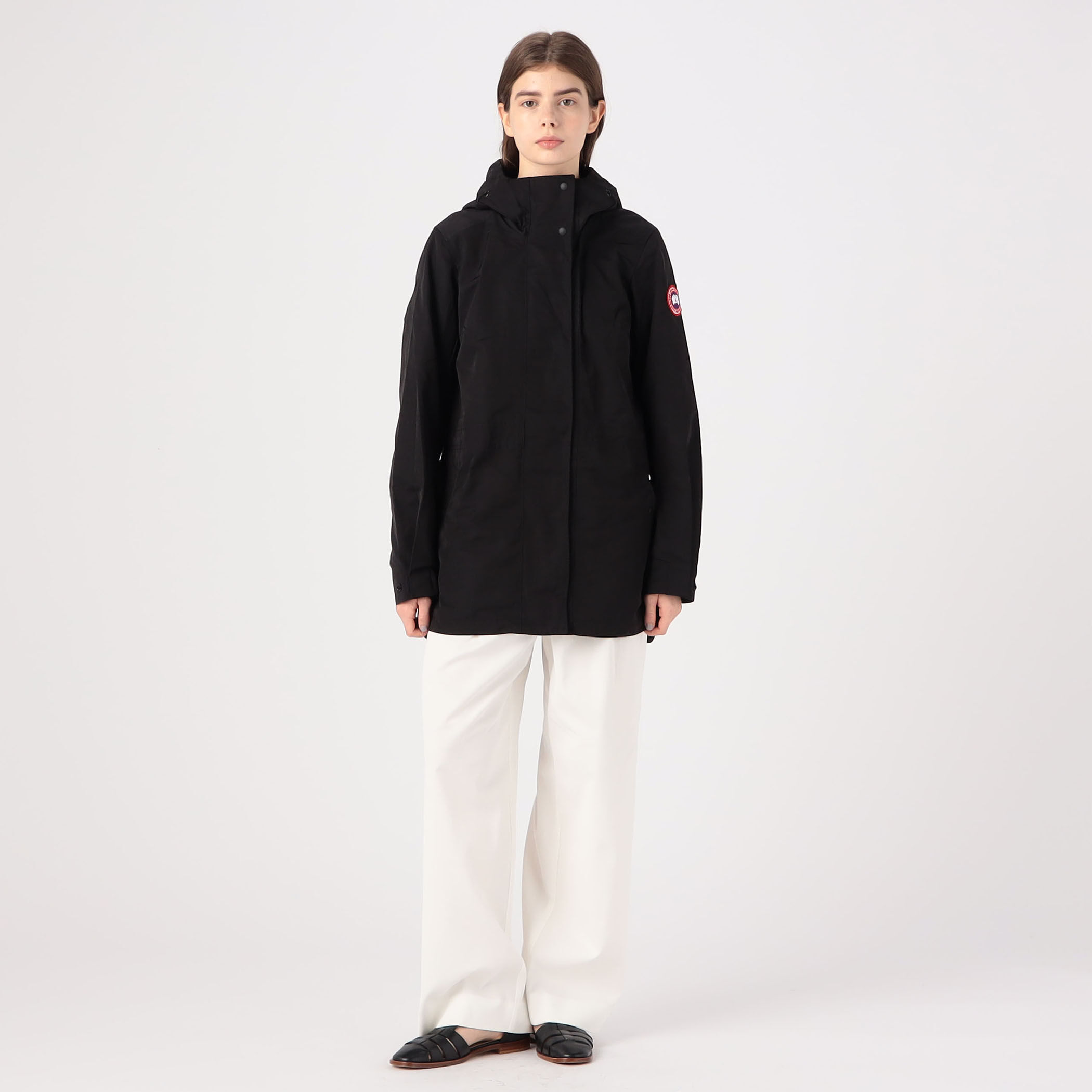 カナダグース☆ラッセル パーカ 2301JM M ブラック