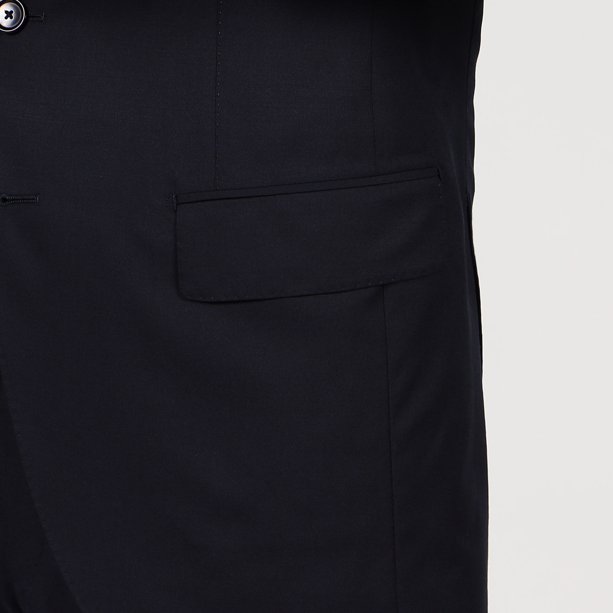 ウールツイル シングルブレステッド2Bジャケット E.Zegna