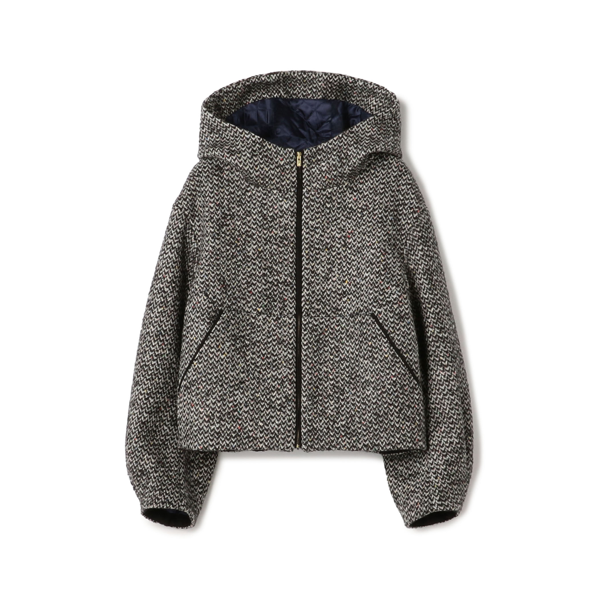 カラーネップホームスパン フーデットブルゾン｜トゥモローランド 公式通販