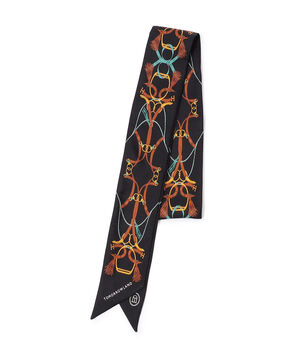 Atelier TOMORROWLAND TASSELシルク ボウタイスカーフ