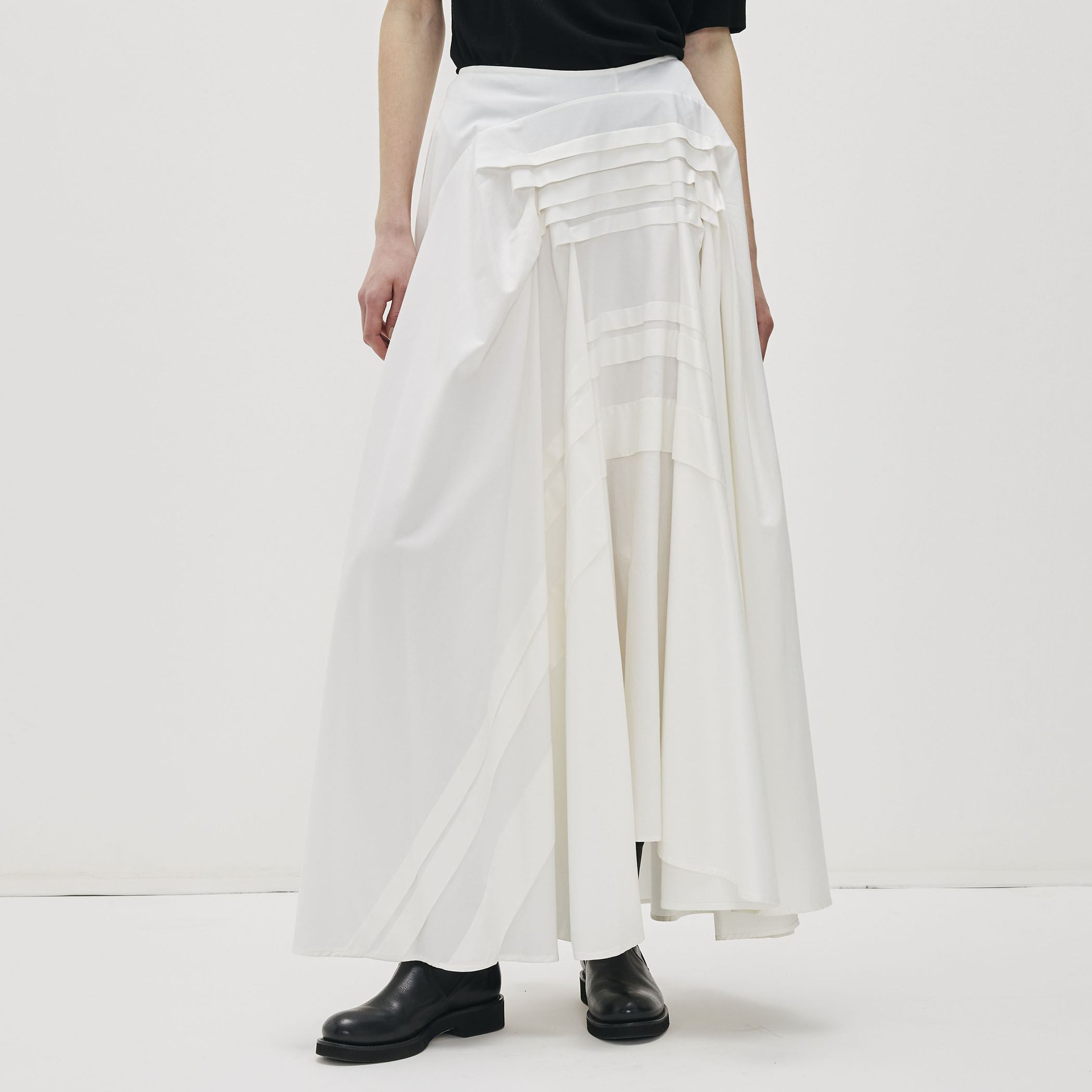☆もこ☆ドゥホワイトプラス12本セット Molly Goddard DARCY SKIRT コットン マキシスカート
