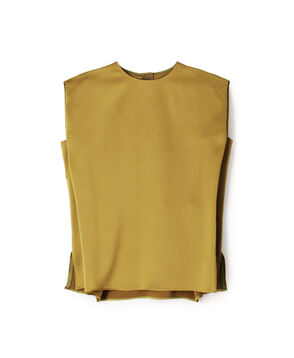 ノーブルサテン ノースリーブブラウス