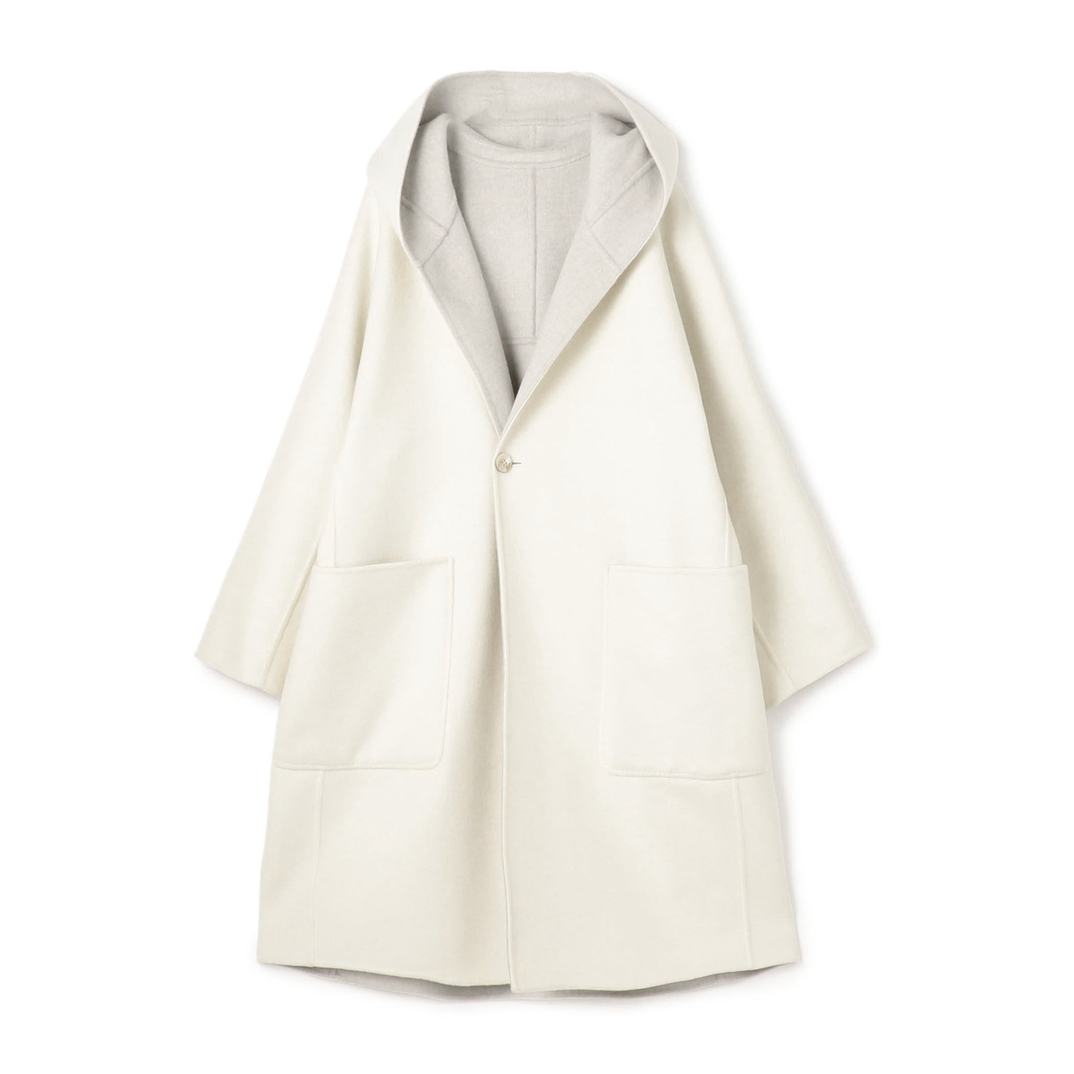 ダブルフェイス ドルマンスリーブフーデッドコート｜トゥモローランド