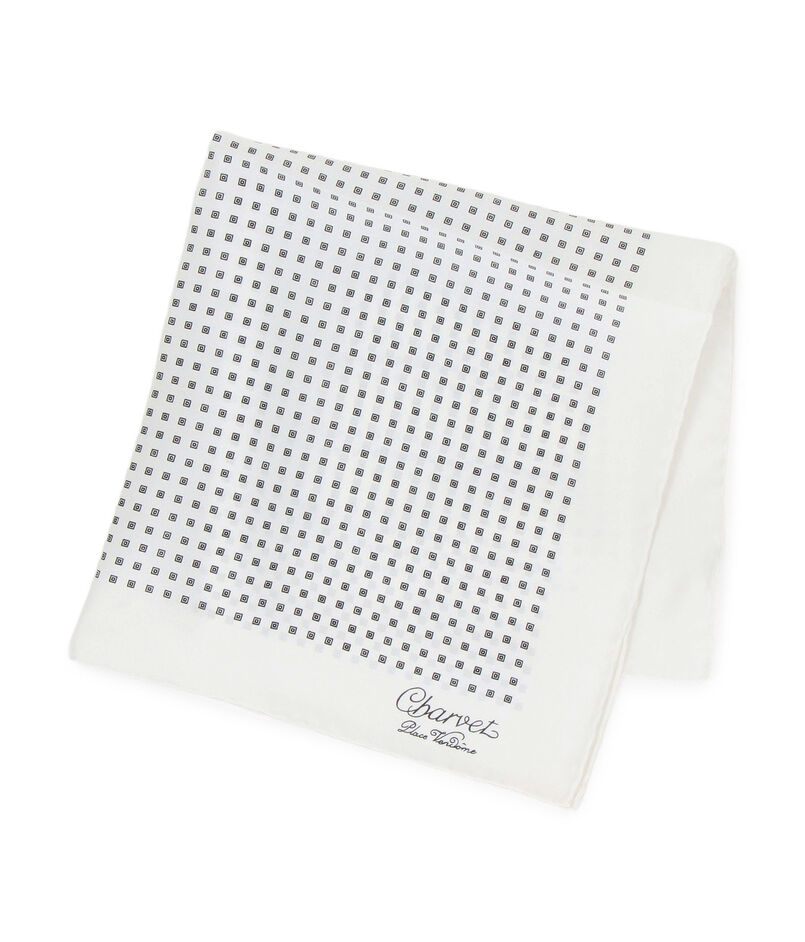 Charvet シルクプリント ポケットチーフ