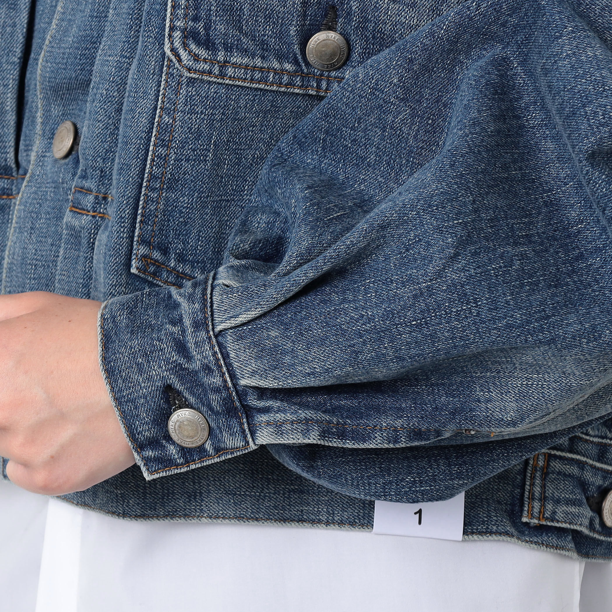 ジャケット・アウター HYKE BALLOON SLEEVE DENIM JACKET 2 HYKE BALLOON SLEEVE DENIM JACKET TYPE 2 デニムジャケット