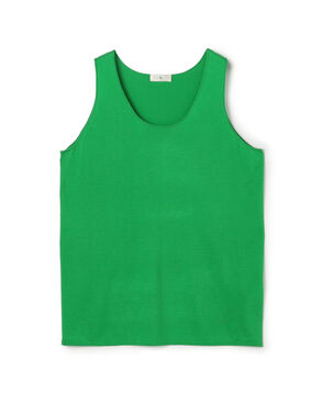 ウォッシャブルシルク ノースリーブプルオーバー