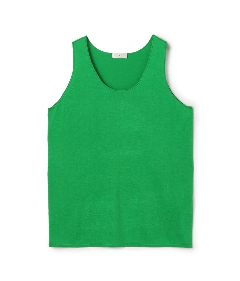 ウォッシャブルシルク ノースリーブプルオーバー