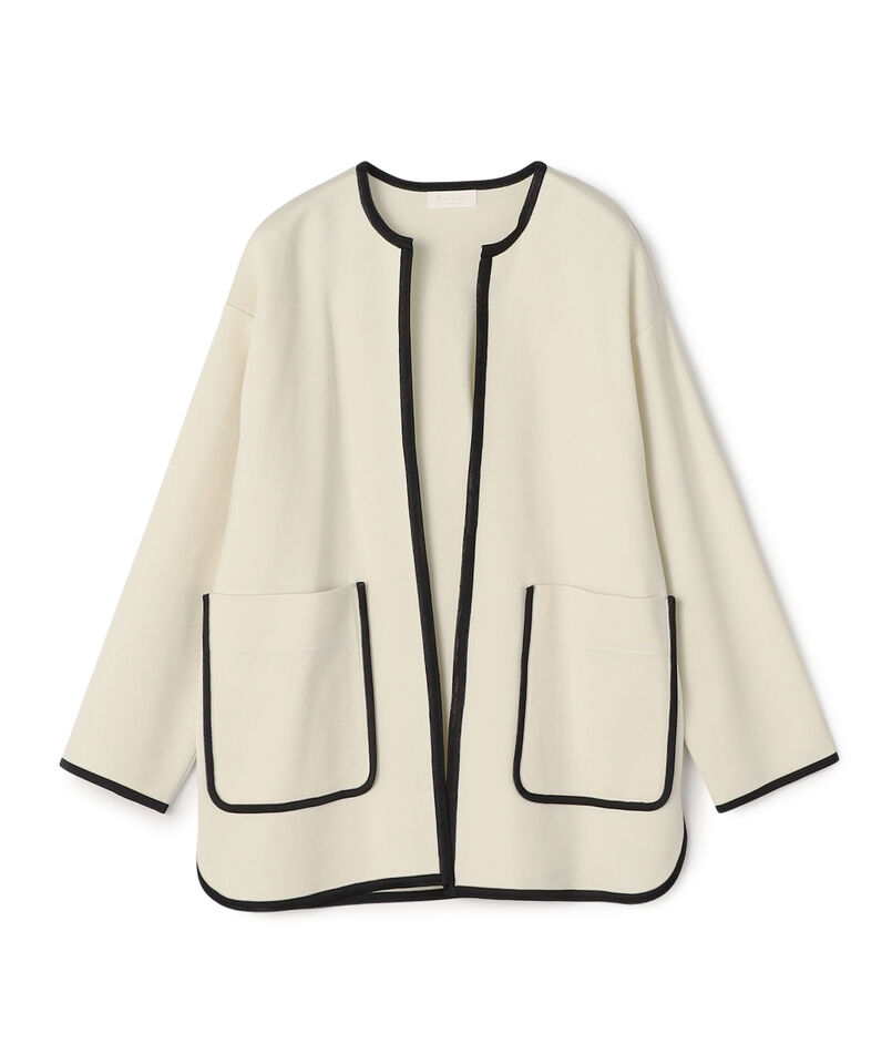 ミラノリブ 2ポケットカーディガン