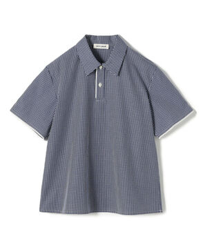 edition pourell コットン ギンガムチェックシャツ