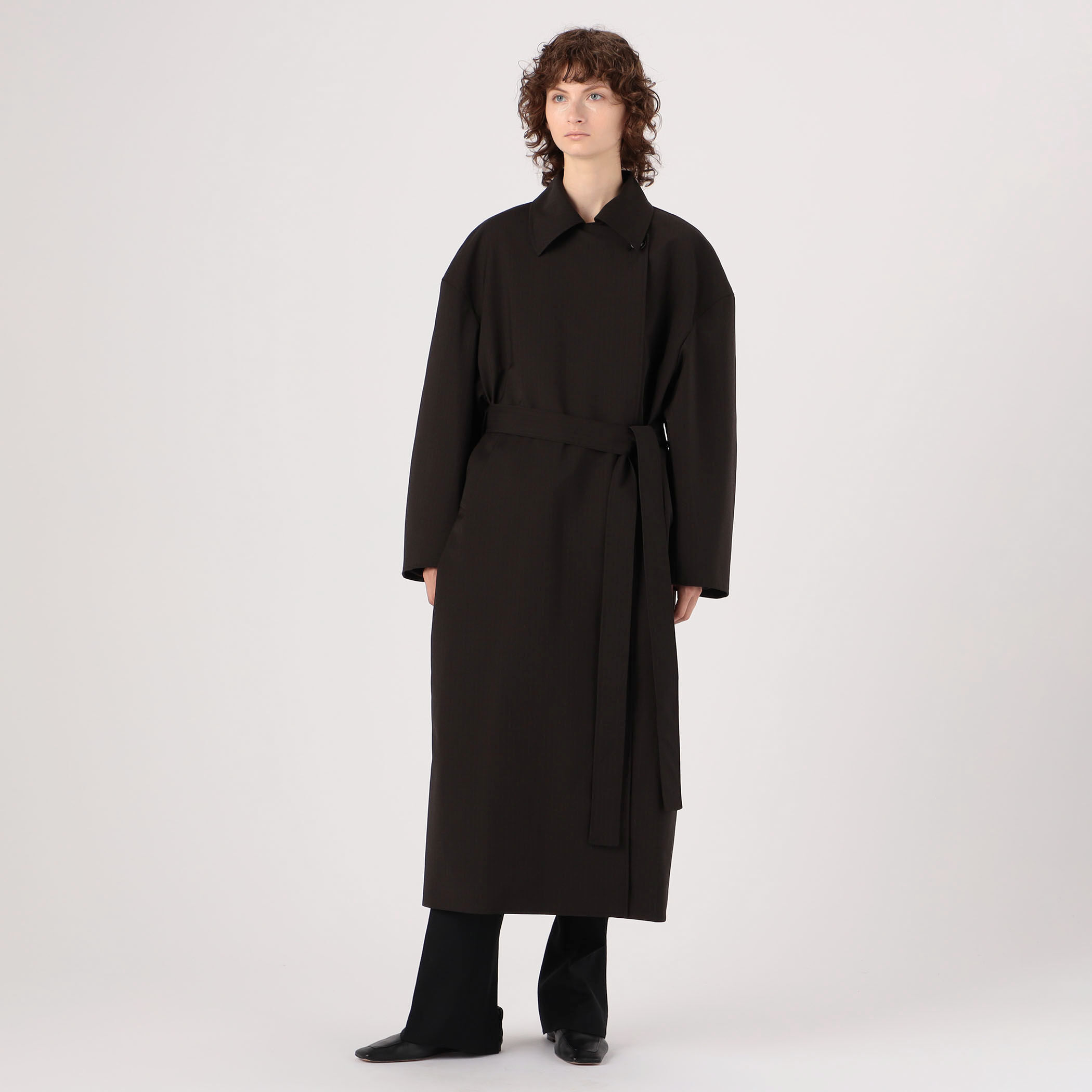 OUR LEGACY ステンカラーコート 44 ブラック OUR LEGACY COURT COAT｜トゥモローランド 公式通販