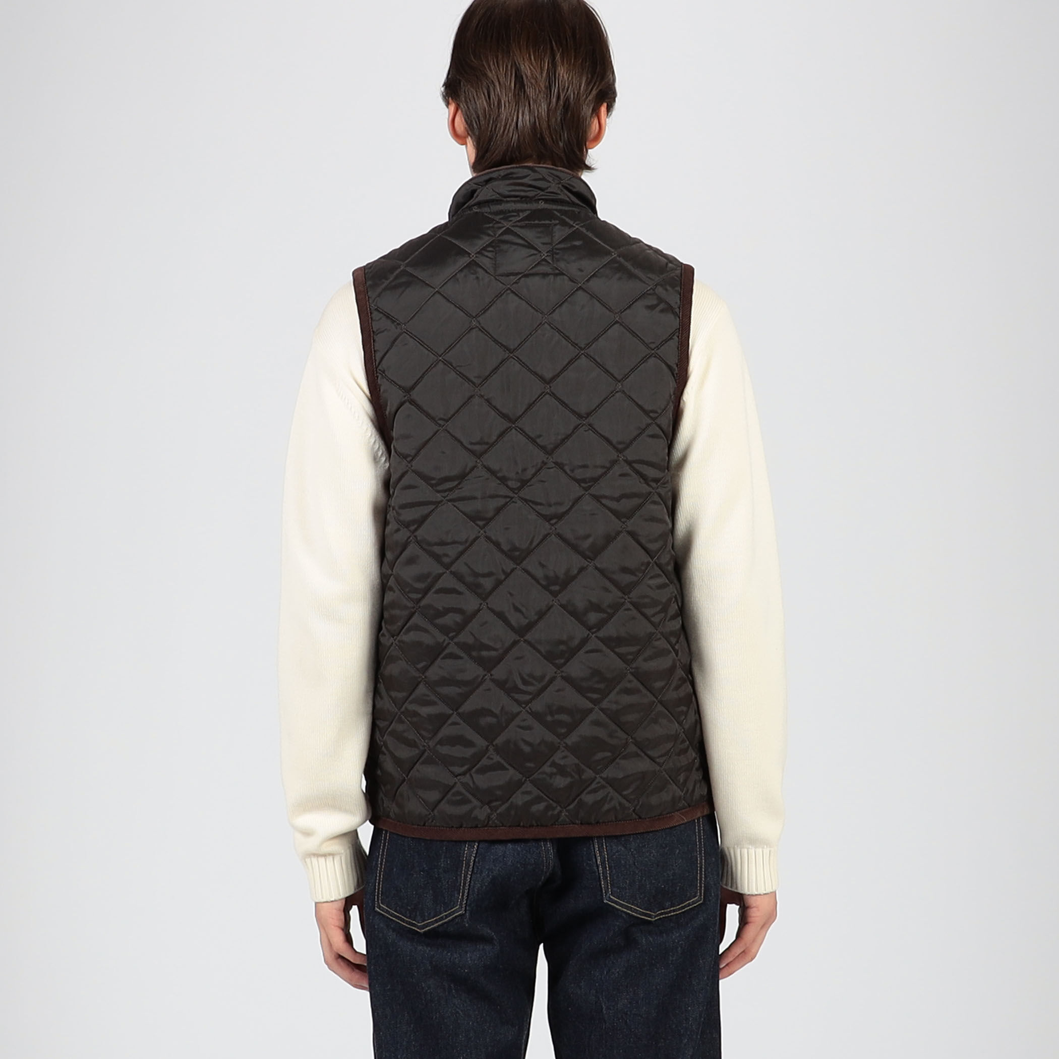 LAVENHAM Mickfield Mens 22 Rc ポリエステル キルティングベスト