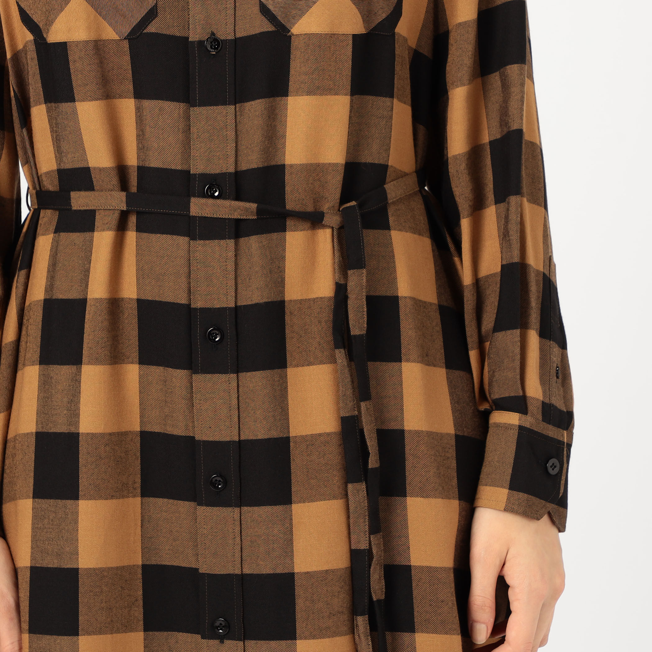 HYKE RAYON PLAID DRESS｜トゥモローランド 公式通販