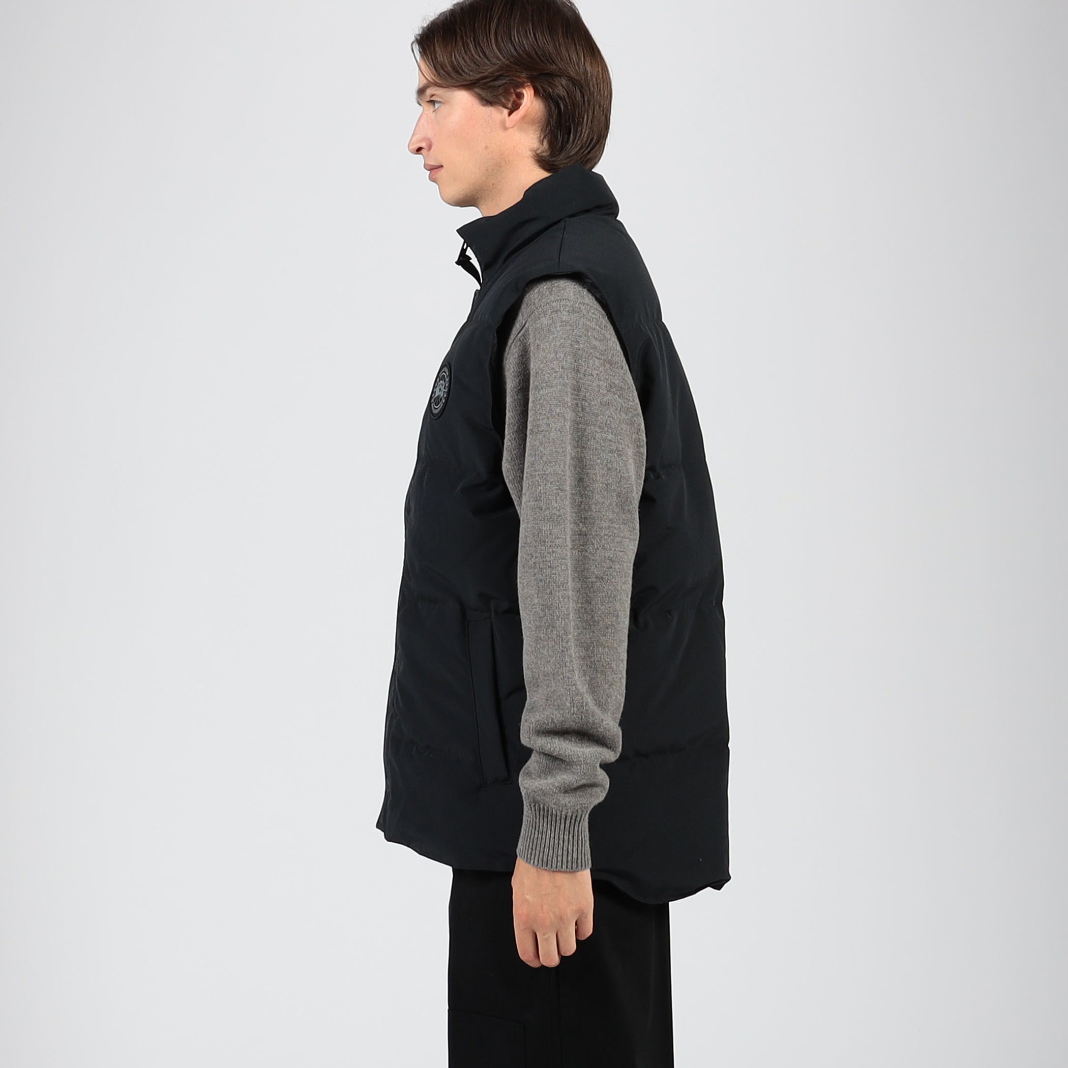 CANADA GOOSE Garson Vest Black Label ポリエステルコットン ダウン
