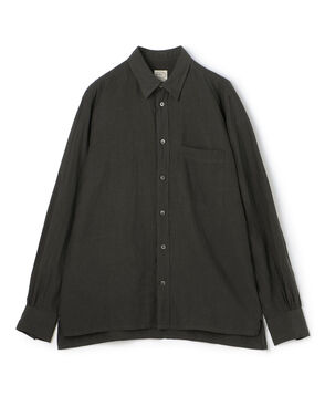 80リネン レギュラーカラーシャツ