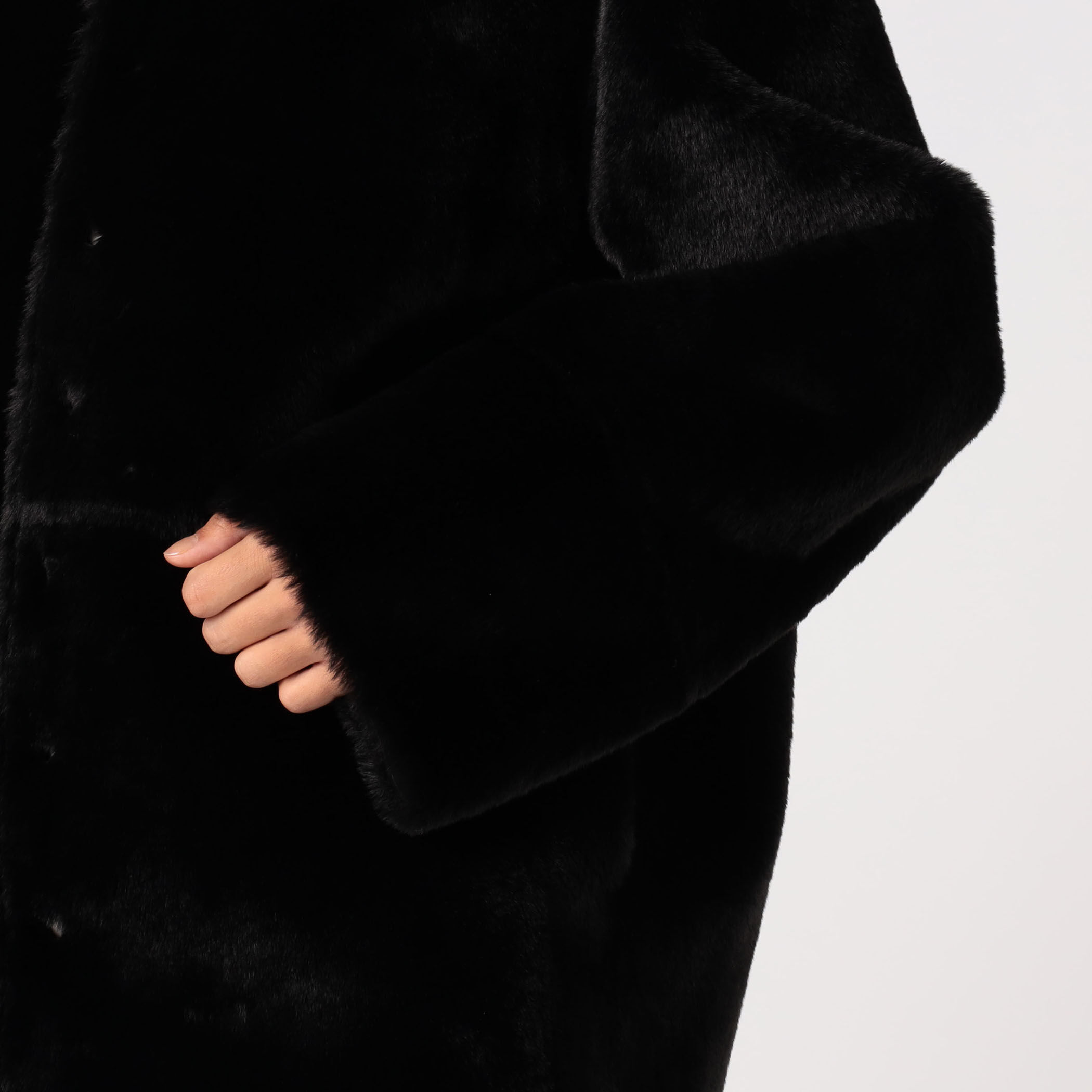 MACPHEEフェイクムートン リバーシブルショートコート TOMORROWLAND｜フェイクムートン リバーシブルショートコート