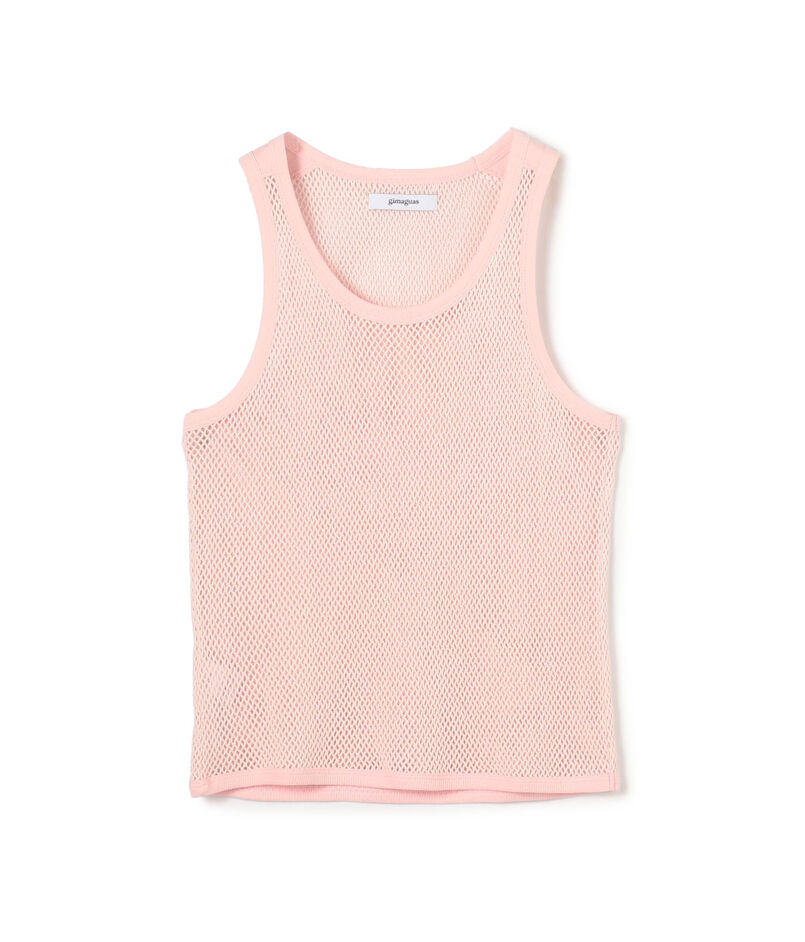 GIMAGUAS MATEO TOP コットン メッシュタンクトップ