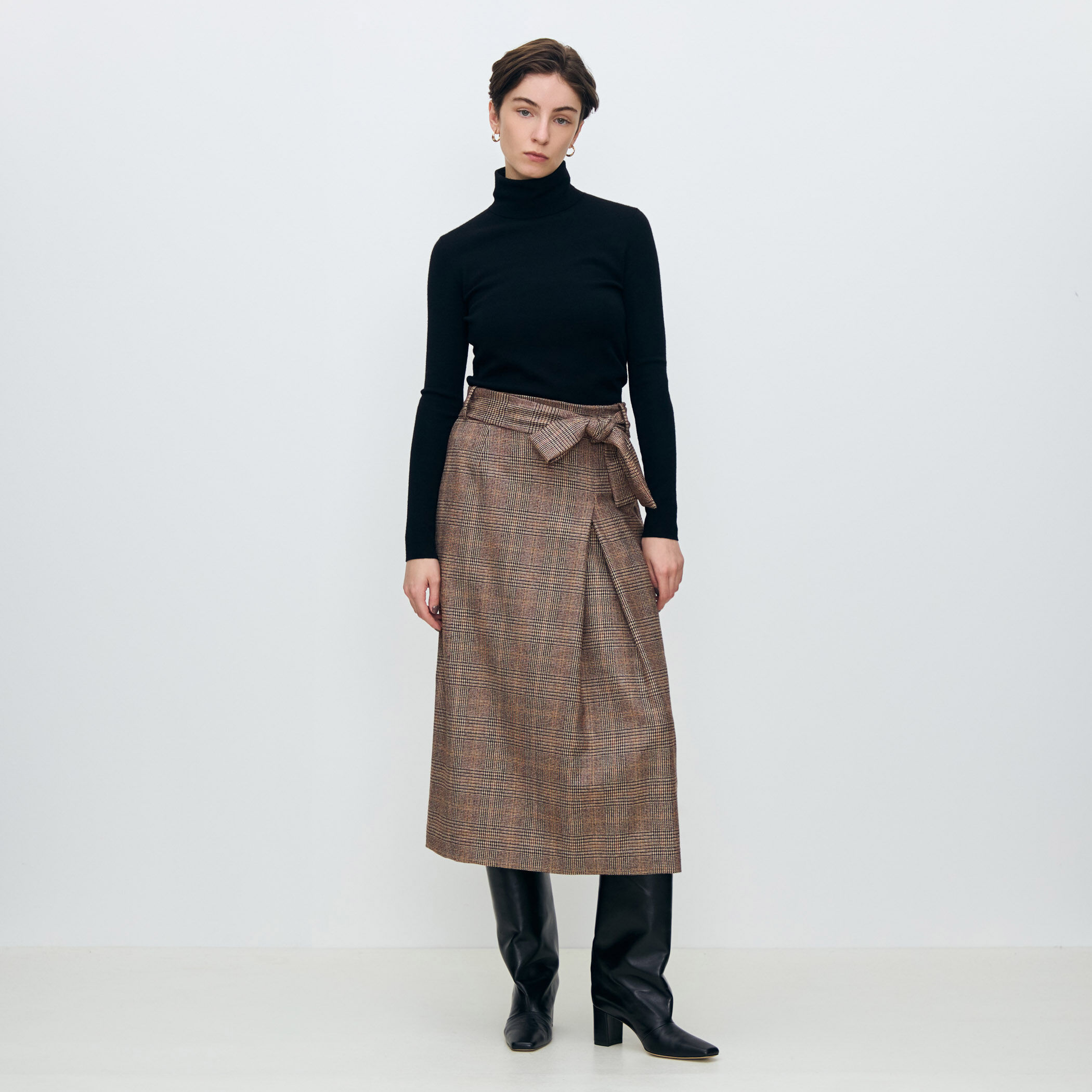 エクストラファインウール タートルネックプルオーバー