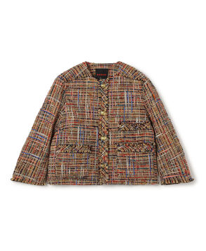マルチツイード フリンジショートジャケット