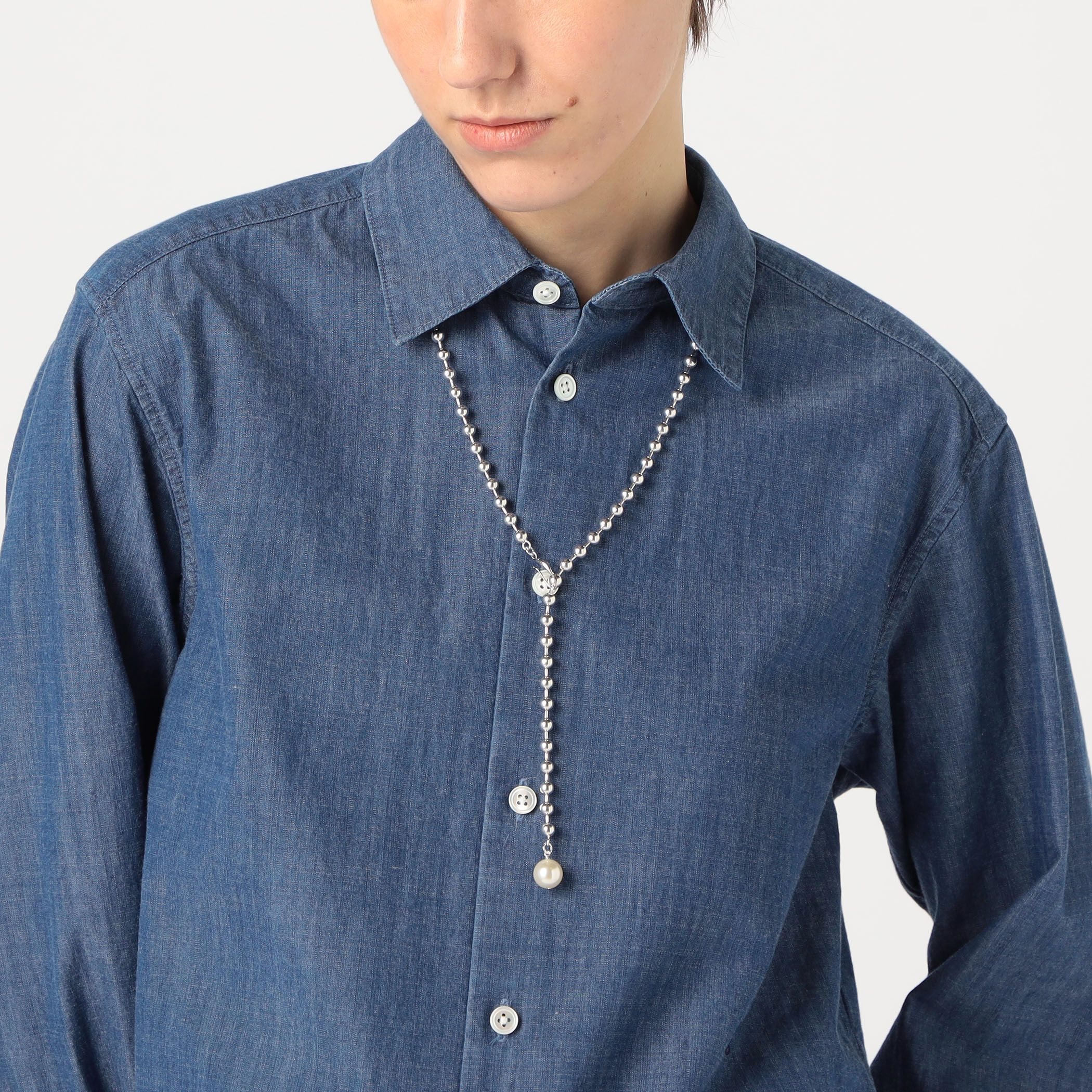 PHILIPPE AUDIBERT/BRIANA パール ロングネックレス PHILIPPE AUDIBERT Briana glass pearl ネックレス