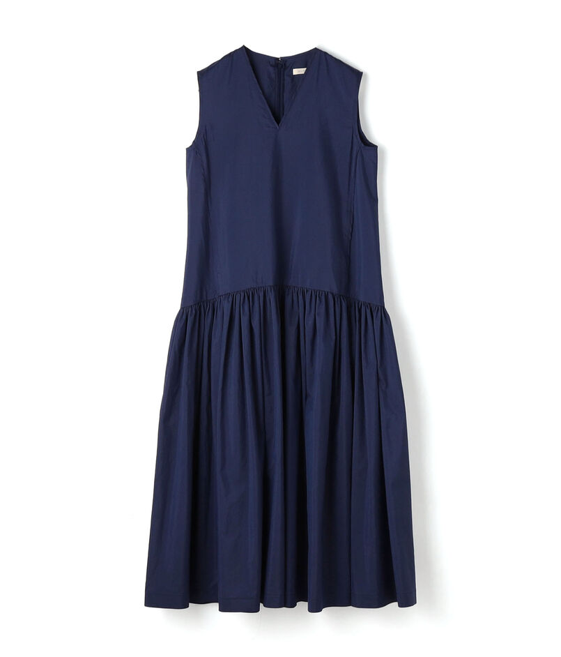 【WEB先行予約】コットンシルクタイプライター Vネックドレス