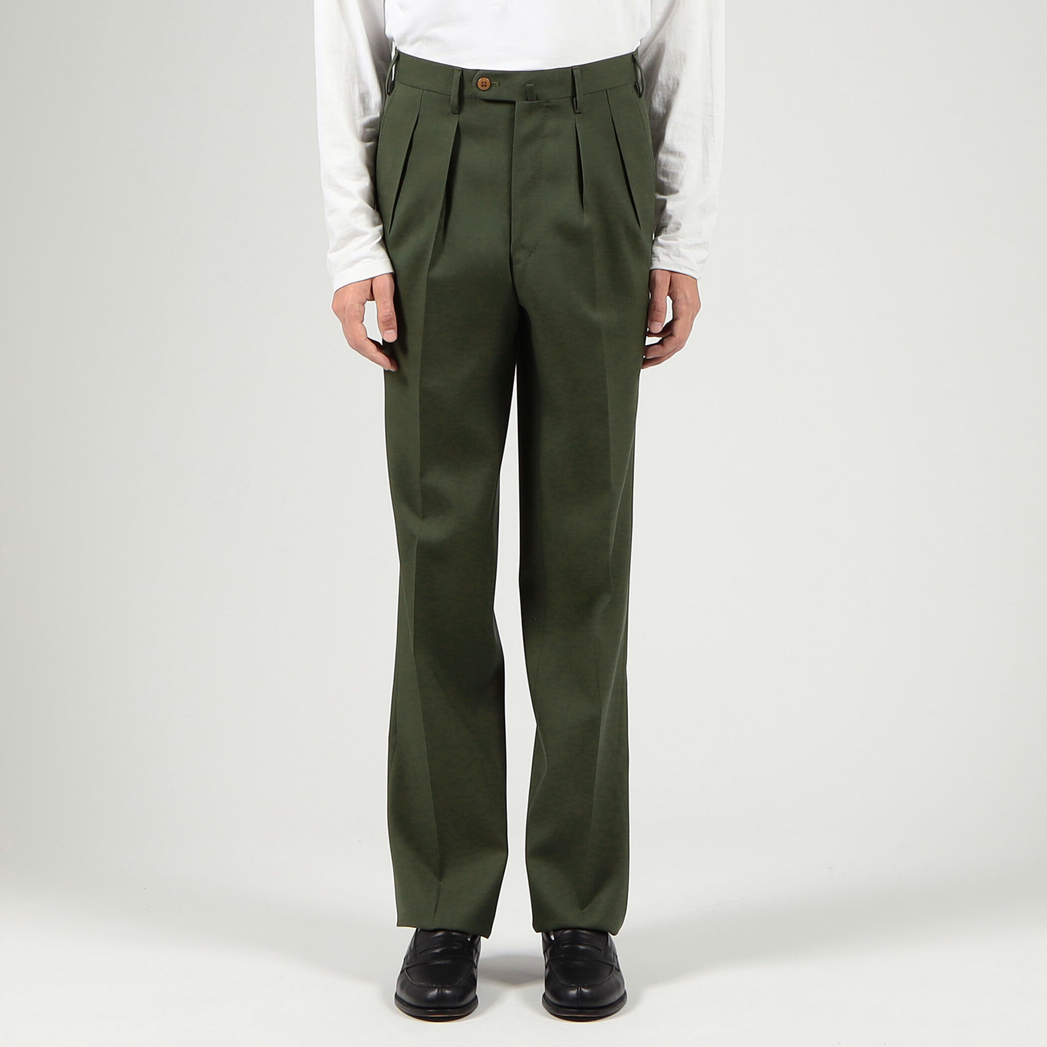 再入荷アイテム TOMRROWLAND トゥモローランド スラックス ベージュ系チェック柄 パンツ