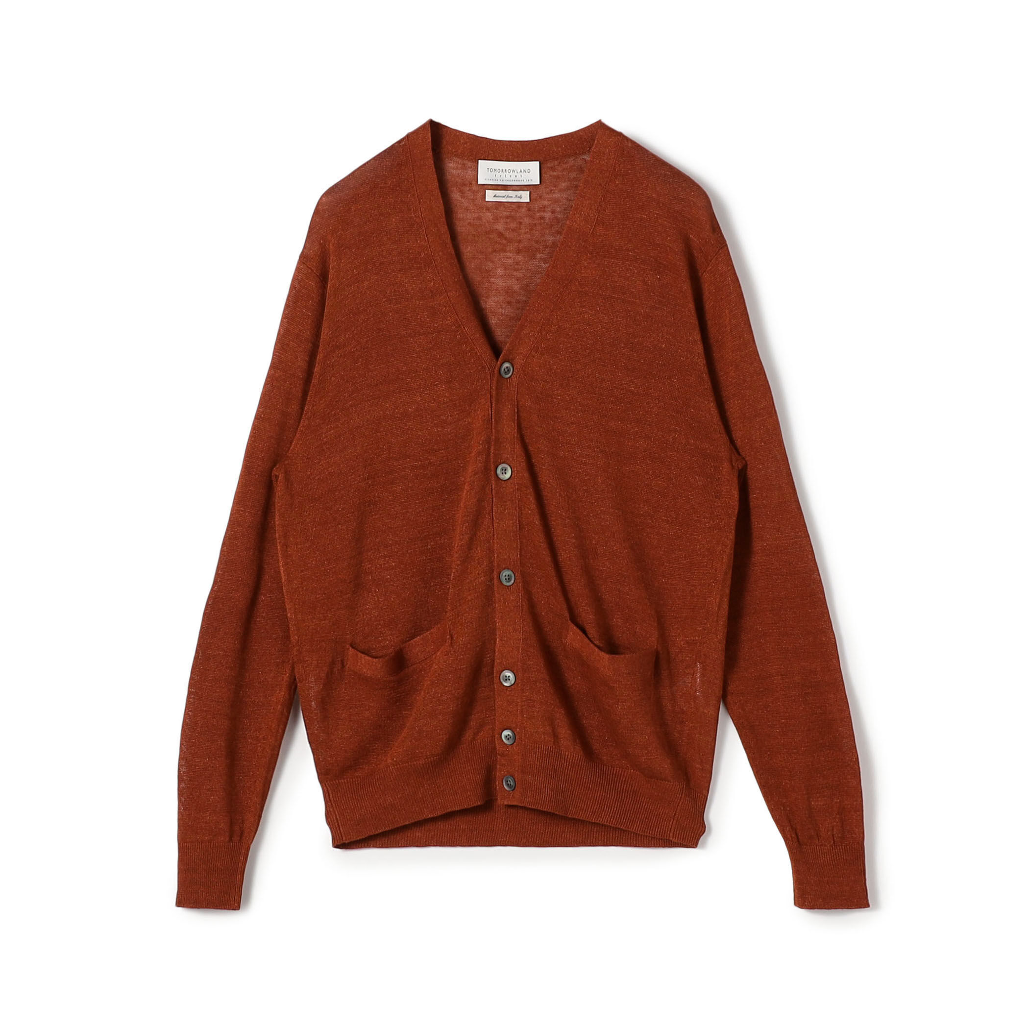 □TOMORROWLAND tricot ティントリネン Vネックカーディガン