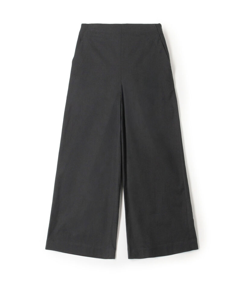 コットンレーヨンリネンストレッチ ストレートパンツ