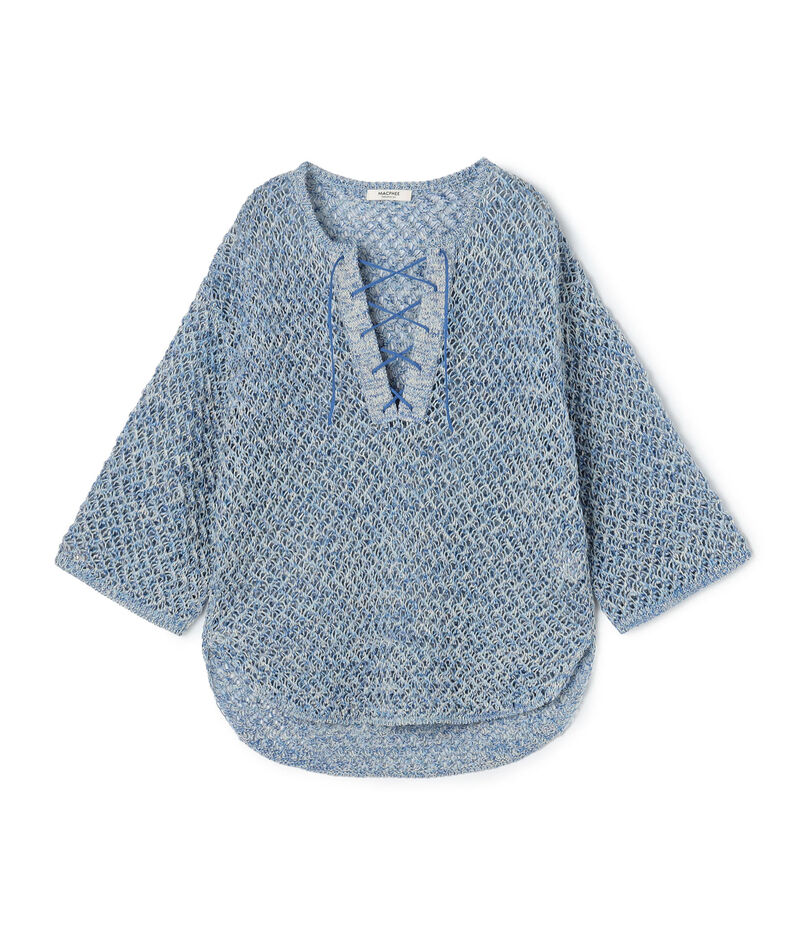 ギマメッシュ レースアッププルオーバー