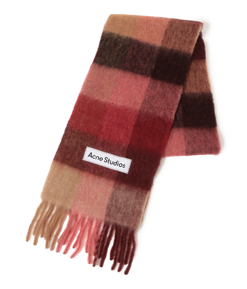 Acne Studios モヘヤチェックスカーフ