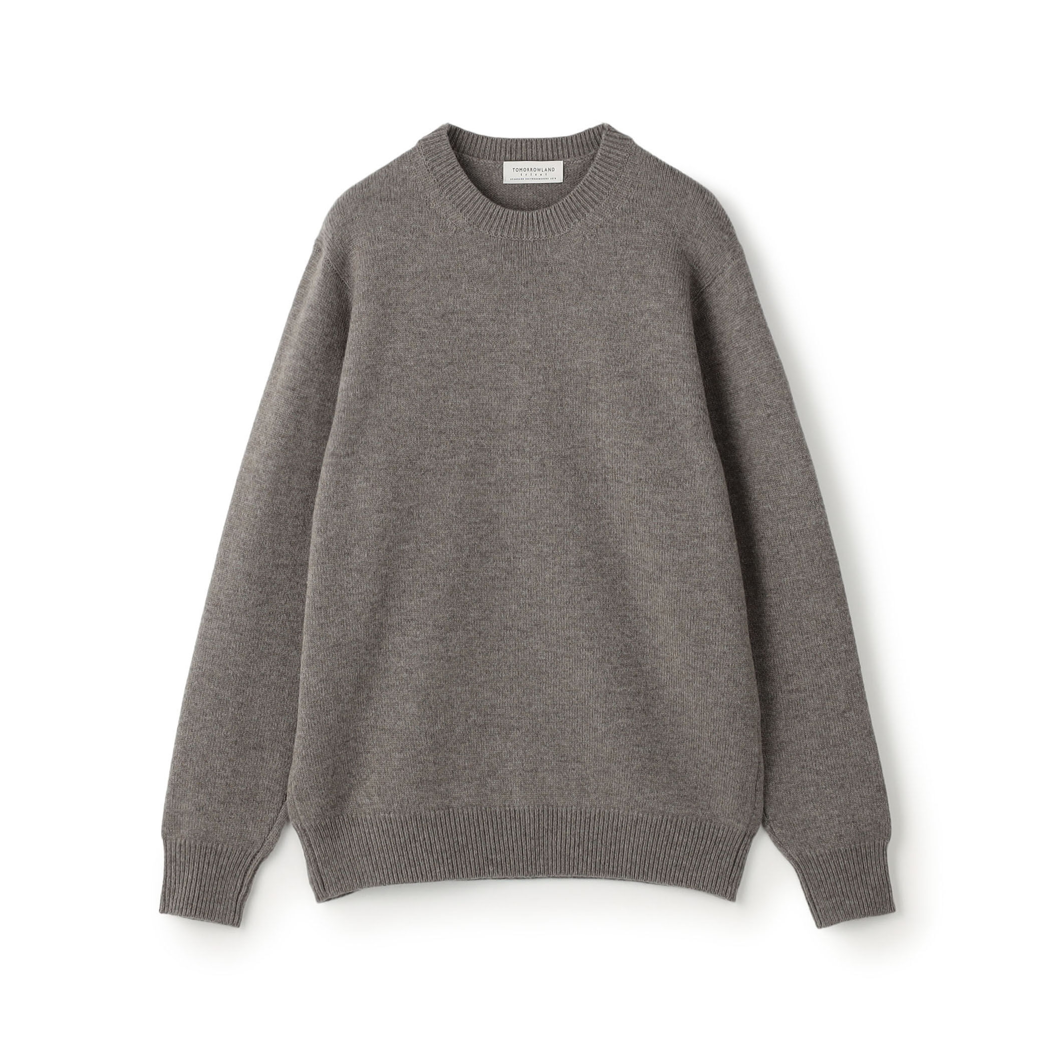 WEB先行予約】TOMORROWLAND tricot ラムズウール クルーネックニット