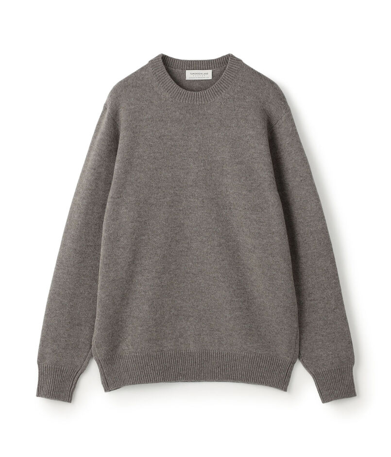 【WEB先行予約】TOMORROWLAND tricot ラムズウール クルーネックニット