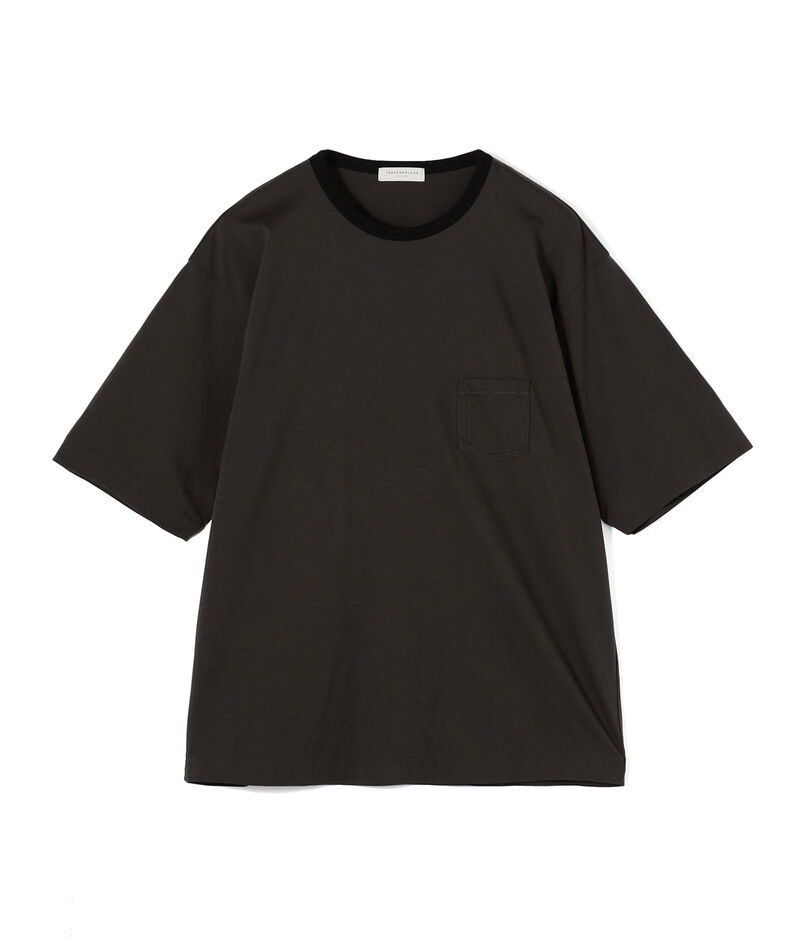 コットンシルク高密度天竺 リンガーTシャツ