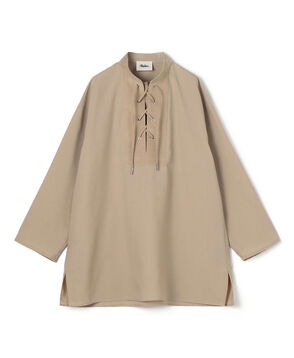 Edition×THE RERACS Collaboration Label LACE-UP PULLOVER