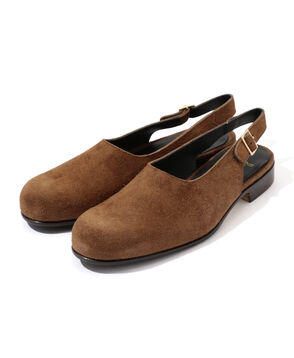 【別注】FERRANTE&times;TOMORROWLAND スエード ワンピーススリッポン