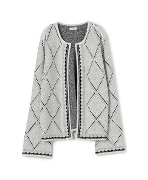 パイルステッチ ノーカラージャケット