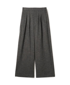 ミルドスムース タックワイドパンツ