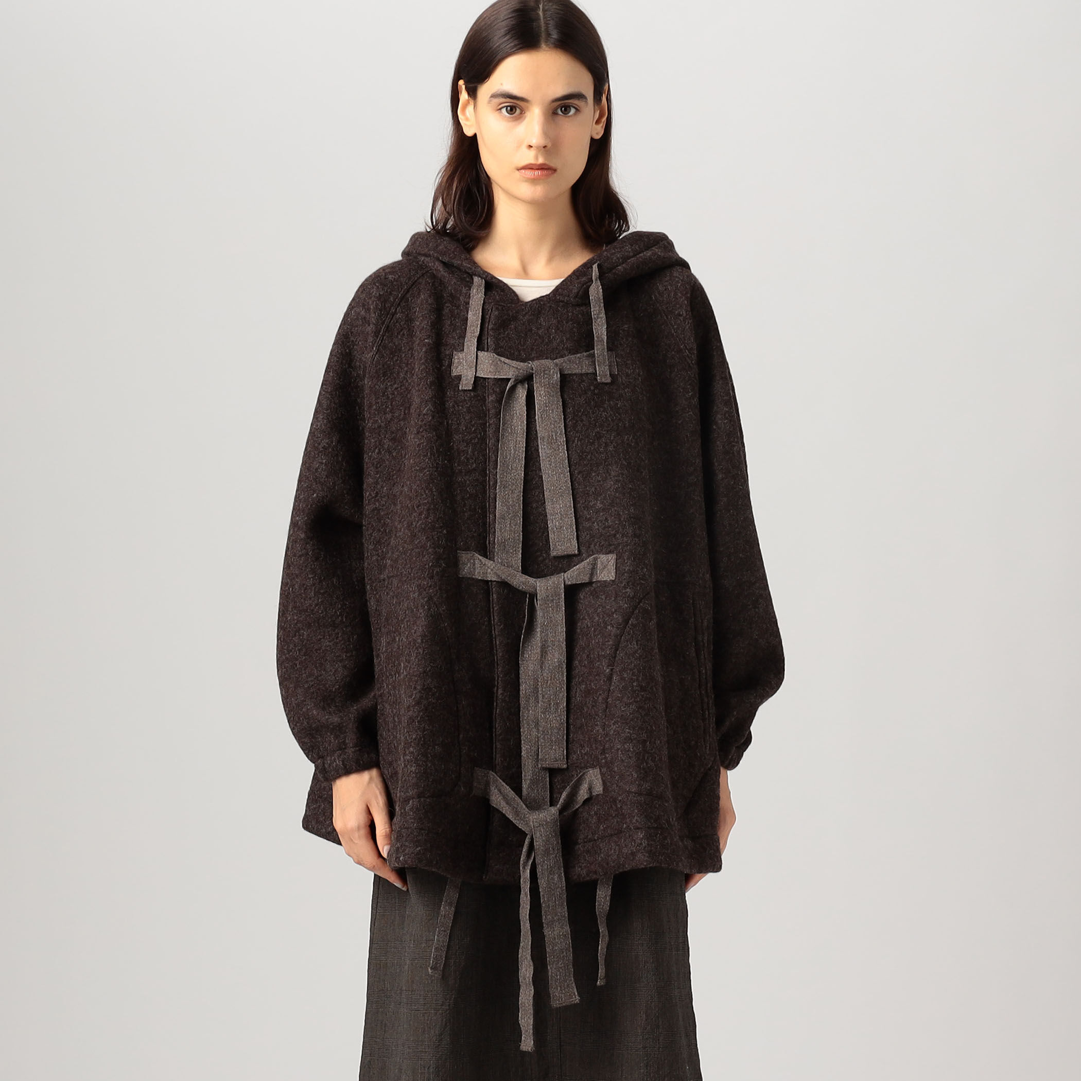 HAVERSACK ウールナイロン ポンチョ｜トゥモローランド 公式通販