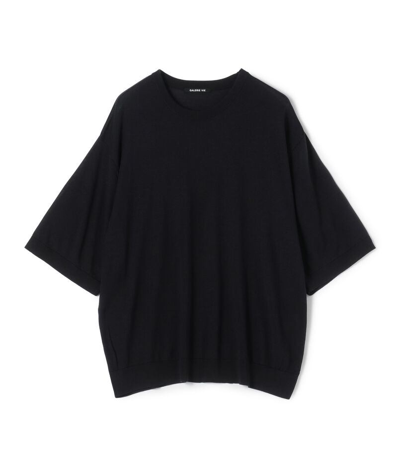 シルク ハーフスリーブプルオーバー