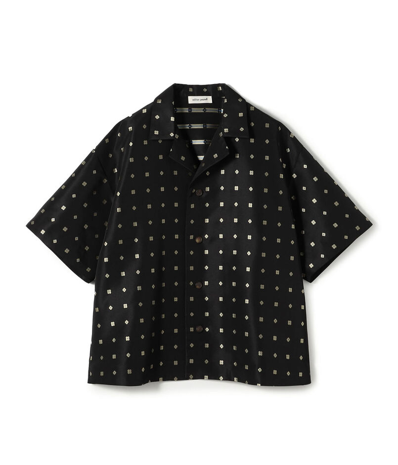 edition pourell フラワージャガード シャツ