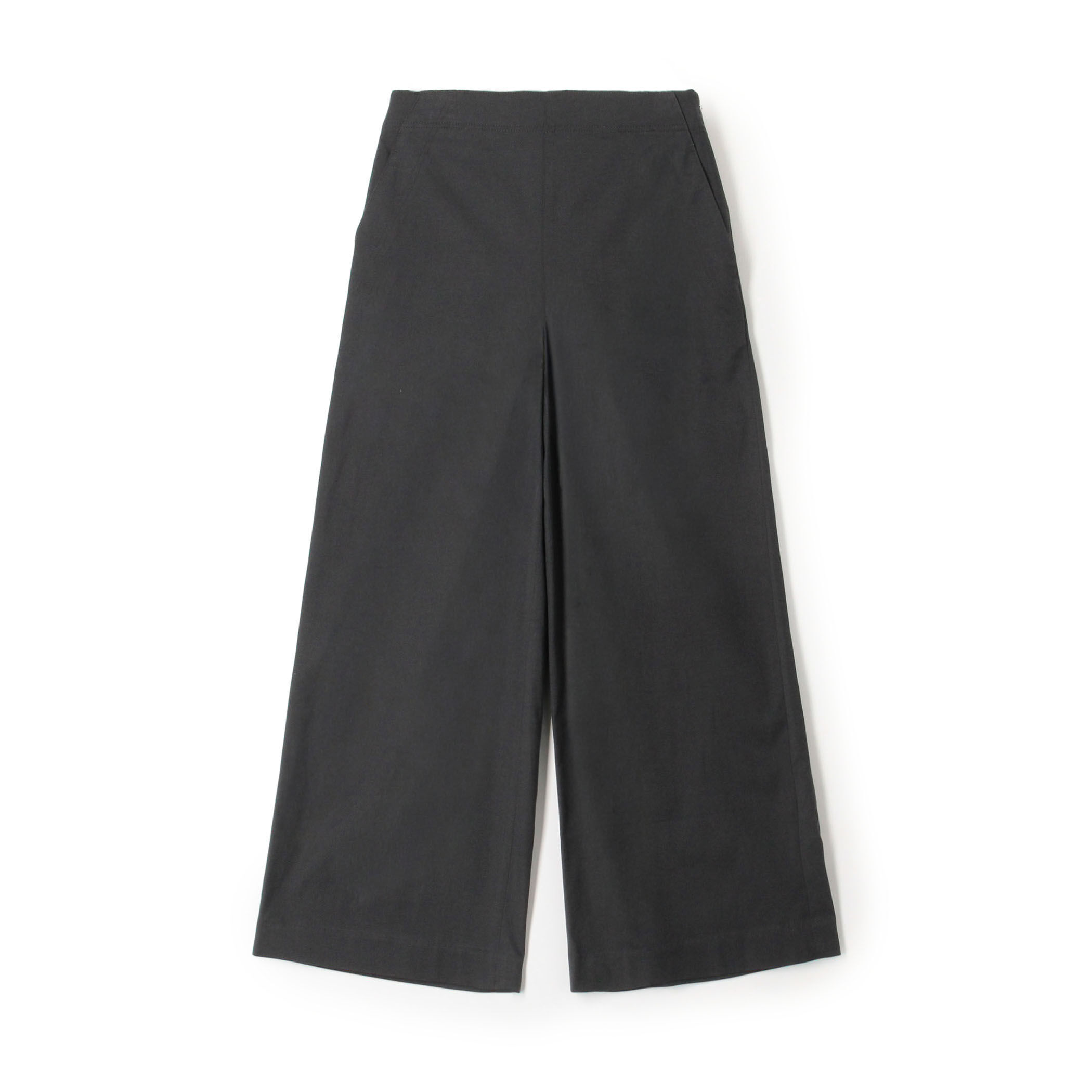 コットンレーヨンリネンストレッチ ストレートパンツ