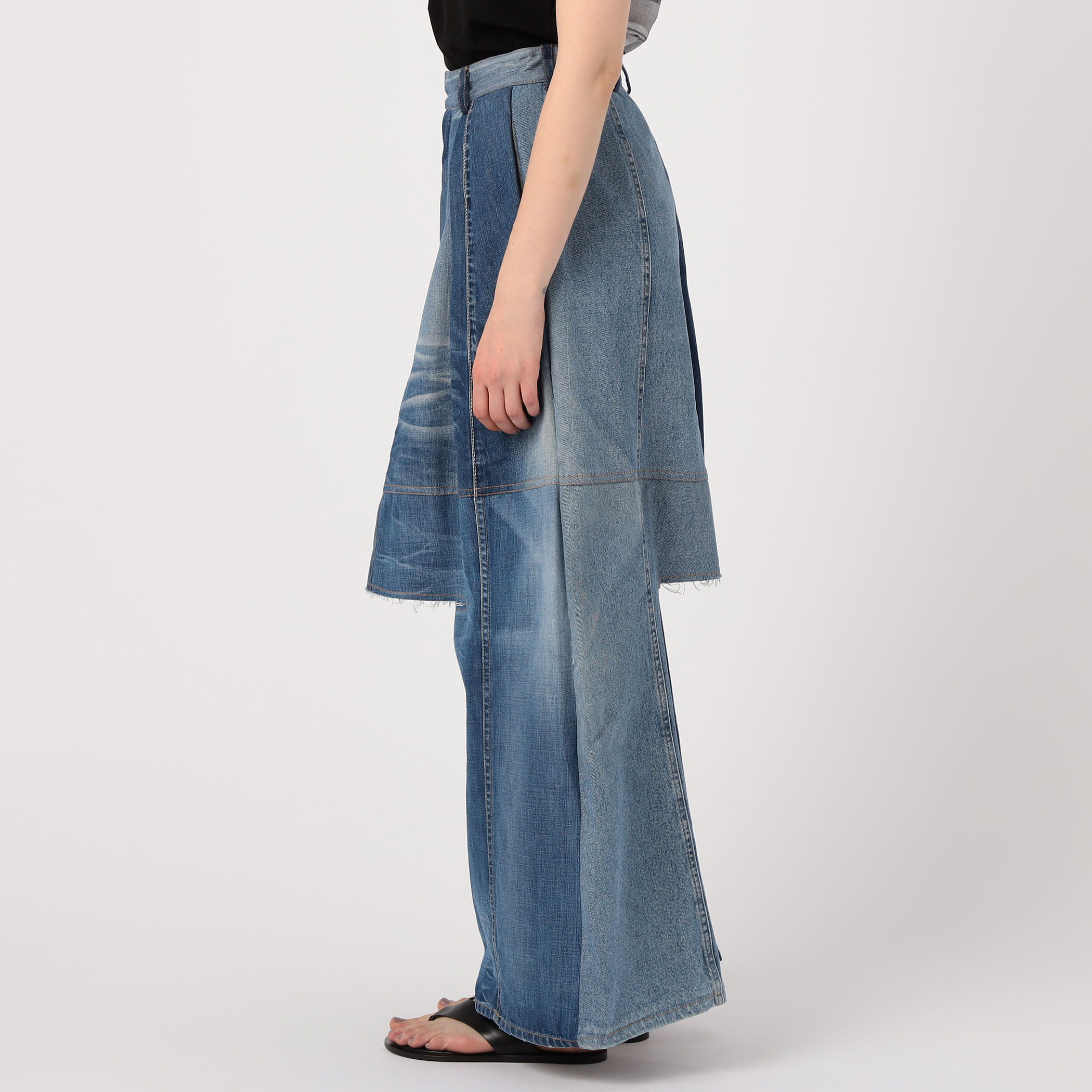 Niccolo pasqualetti スカートパンツ Niccolo Pasqualetti タックデニムパンツ｜トゥモローランド 公式サイト