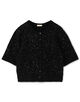 【WEB先行予約】フォックスカシミヤ ハーフスリーブカーディガン