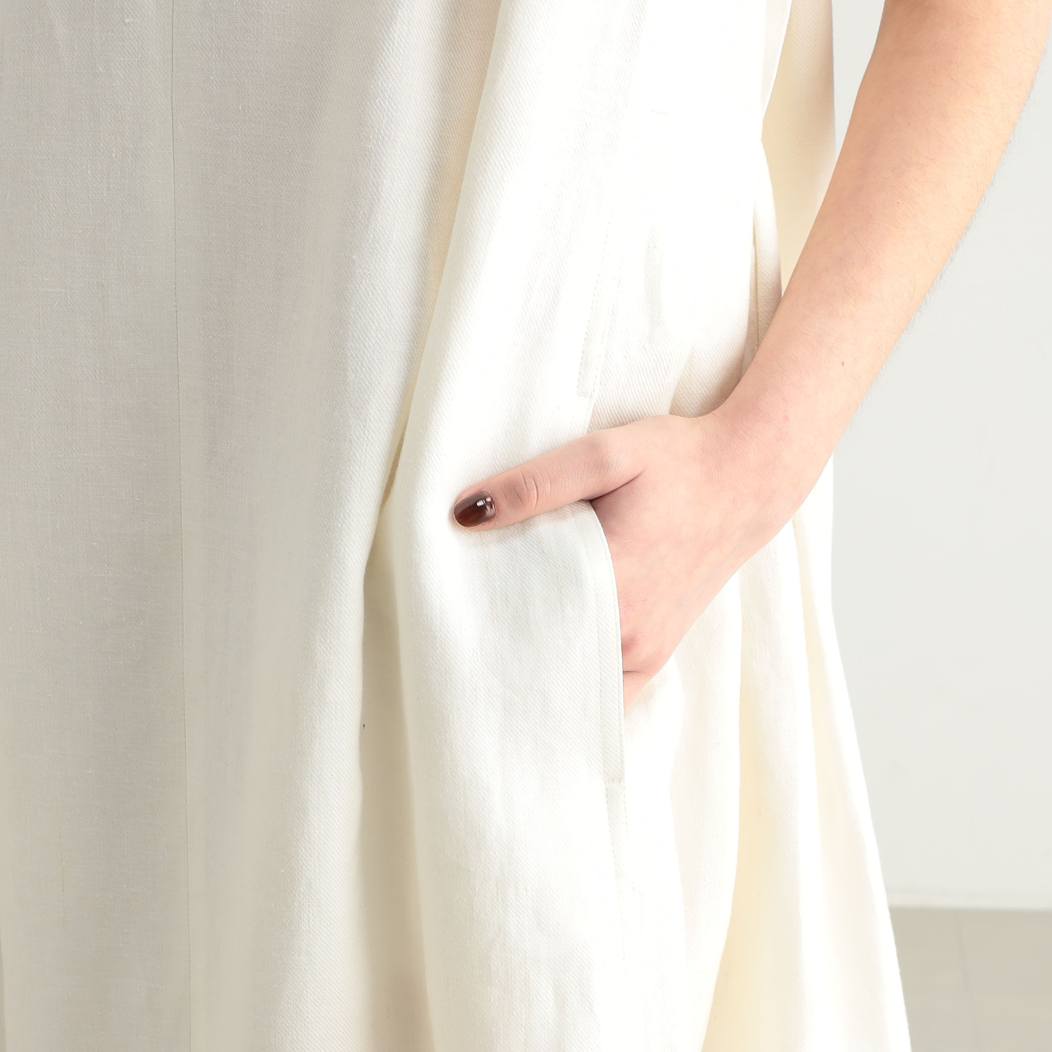 リネンツイル カフタンワンピース｜トゥモローランド 公式通販