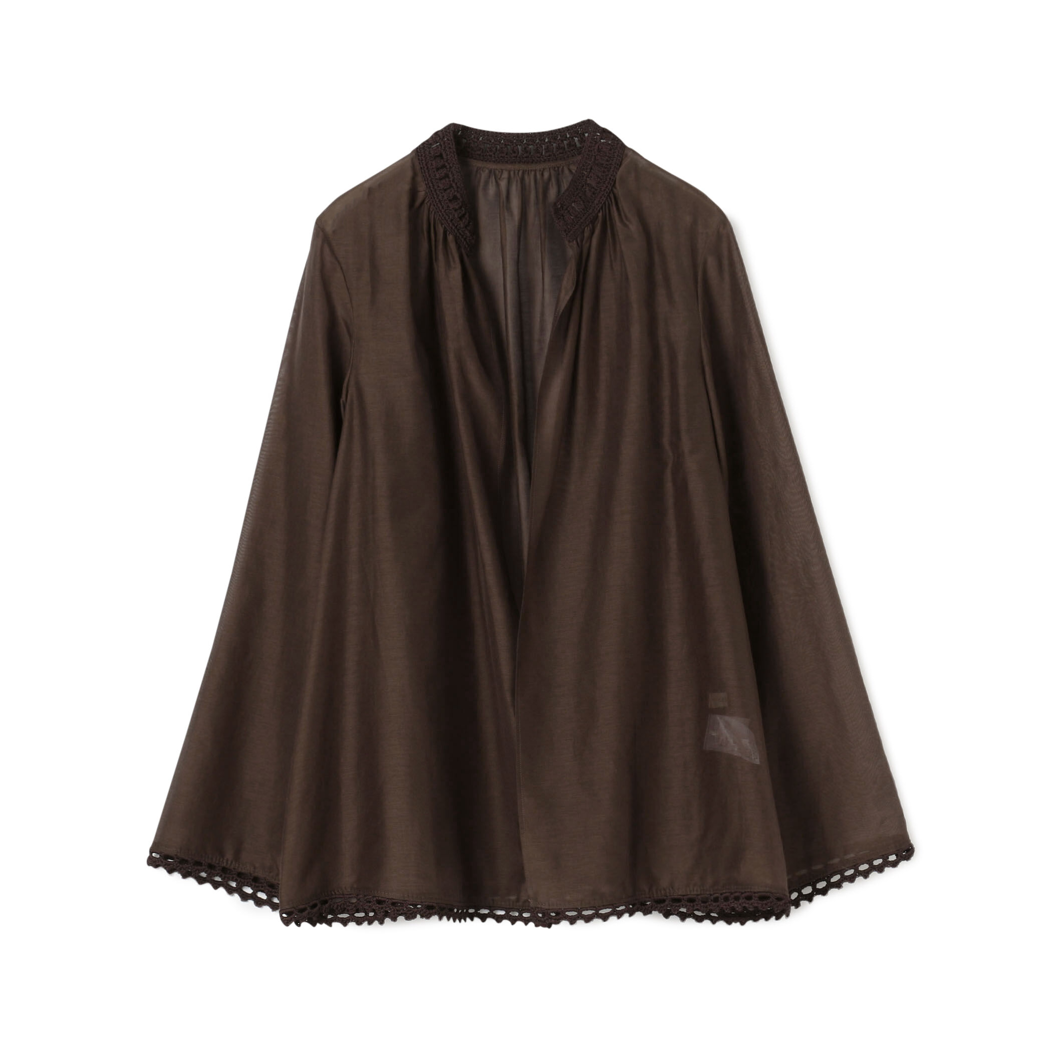 コットンシルクローン フレアブラウス｜トゥモローランド 公式通販