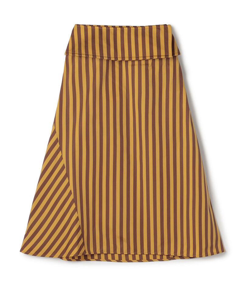 JIL SANDER ストライプフレアスカート