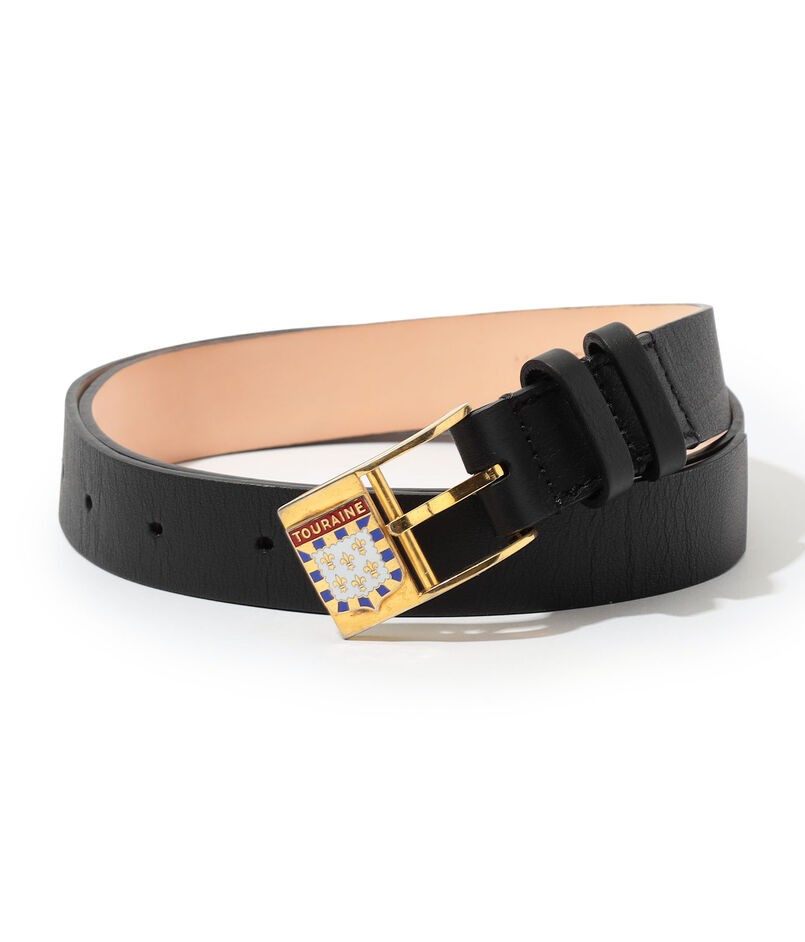 MAISON et VOYAGE エンブレムバックル レザーベルト