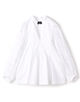 【別注】ne Quittez pas BLACK POPLIN ORGANZEシャツ
