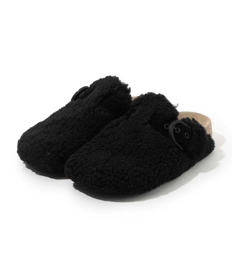 Polyester boa clogs SWLSH8278