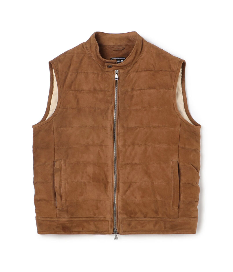 【別注】EMMTI JURI DOWN VEST スエード ダウンベスト